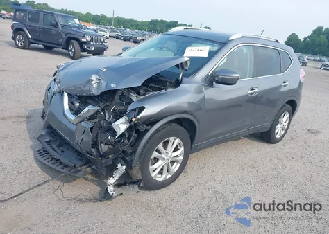 2015 Nissan Rogue Sv из США, поврежденный, VIN KNMAT2MV8FP567490